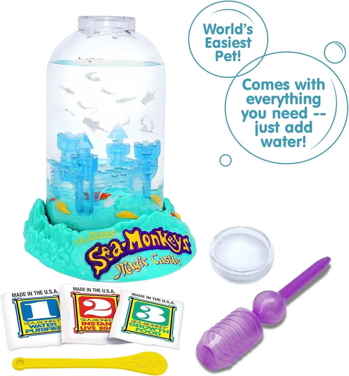 Sea-Monkeys? Magic Castle - World-s Only Instant Pets? - Ages 6+ (Pack of 1) - Image 2